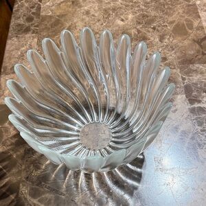 Elegant Clear Glass Bowl